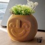 3D принтирана кашпа Smily Dude