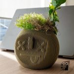 3D принтирана кашпа Smily Dude
