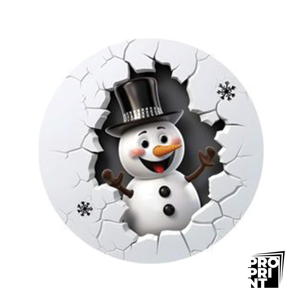 снежен човек 3 д Играчка за елха снежен човек 3 д - Image 1