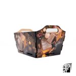 Малка щайга за декорация с печат коледни свещи - Image 2